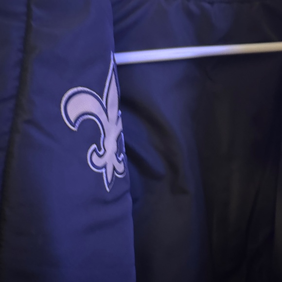 New Orleans Saints Black and White Varsity Jacket - Picture 3 of 3